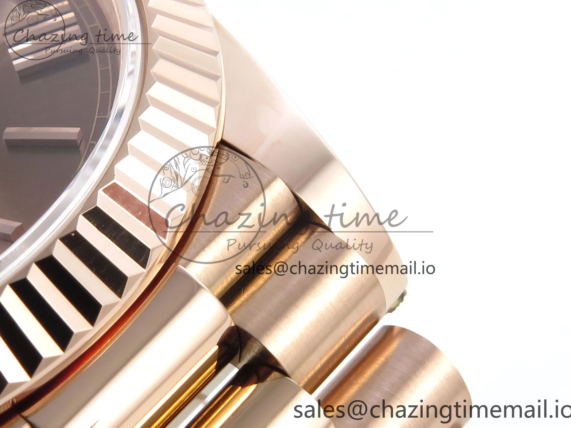 Edition RG Best Weight) Noob on Roman A2836 Bracelet 228235 Dial President 1:1 Date 40 Day (Gain Brown 0503